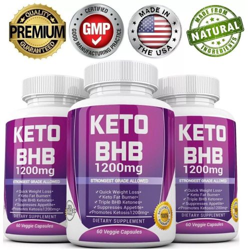Keto Bhb 1200mg Pure Ketone Fat Burner Weight Loss Diet Pills Ketosis